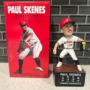 Paul Skenes Indians Bobblehead with pitching counter new in box
